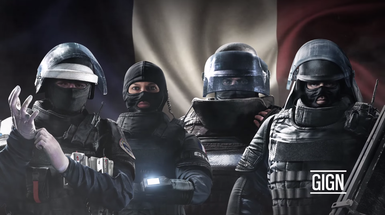 استعراض وحدة القوات الخاصة GIGN بلعبة Rainbow Six Siege
