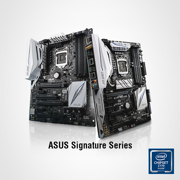 ASUS تعلن عن سلسلة Z170 Signature