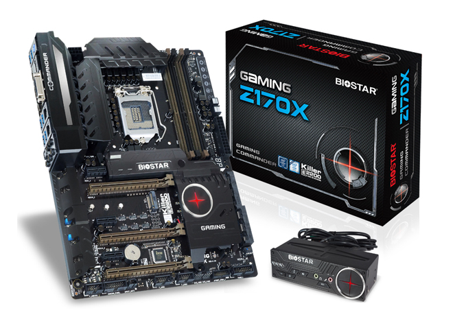 BIOSTAR تدخل المنافسة بقوة مع لوحة GAMING Z170X
