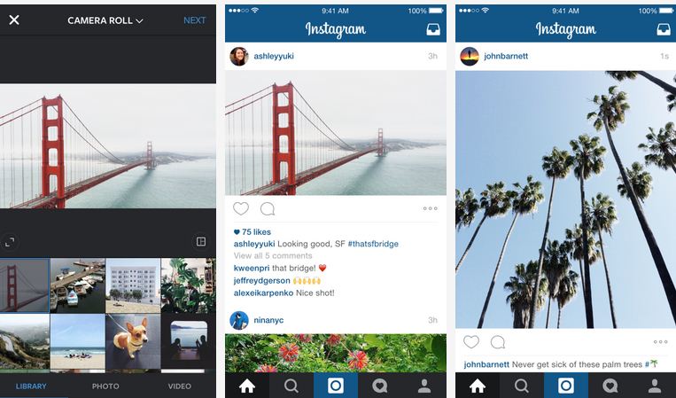 Instagram تبدأ بدعم رفع الصور بحجمها الكامل