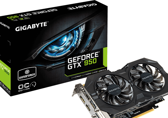 GIGABYTE تقدم بطاقتين GTX 950