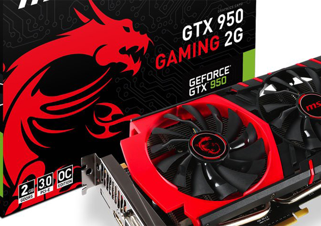 MSI تقدم 3 بطاقات GTX 950 بتصميم احترافي