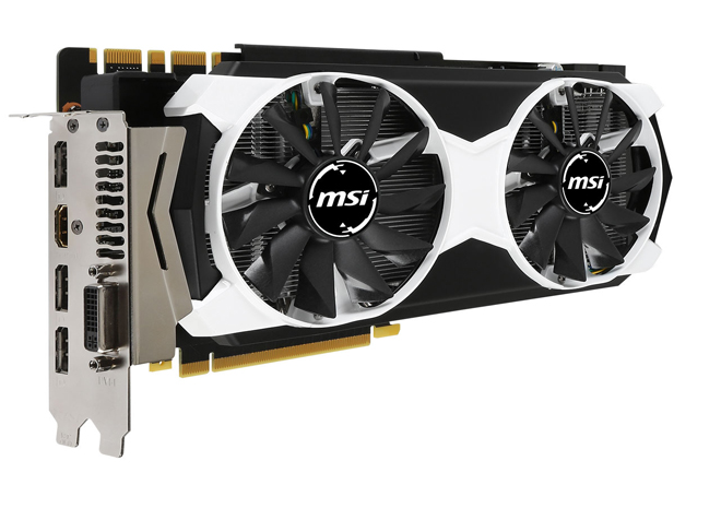 MSI تكشف أخيرا عن بطاقة GTX 980 Ti Armor2X