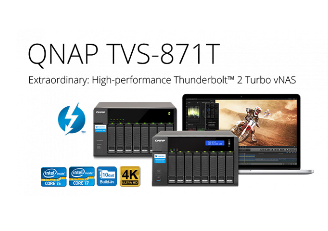 QNAP تقدم أول وحدة Thunderbolt 2 Turbo NAS في العالم