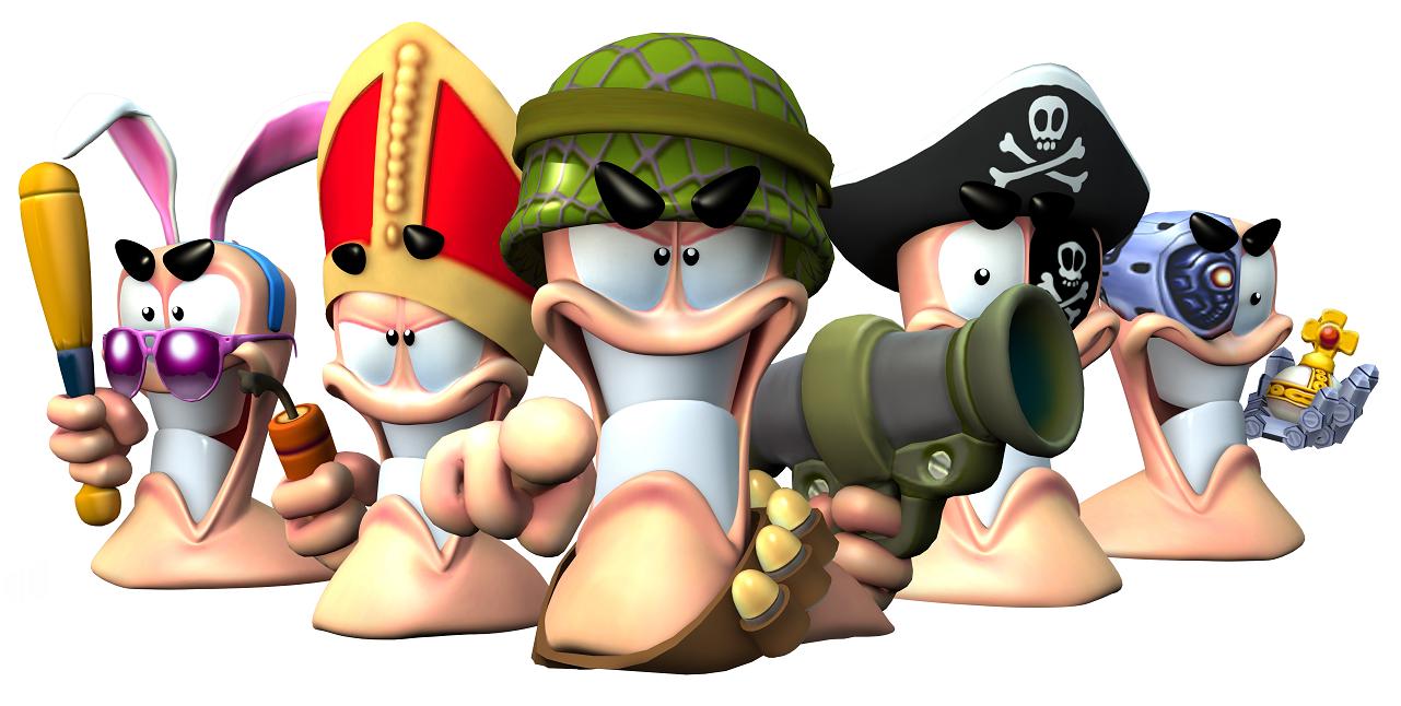 الصورالأولي من داخل لعبة الديدان الجديدة Worms WMD