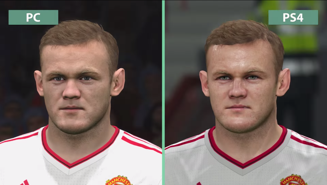 بالفيديو مقارنة لرسوميات لعبة PES 2016 على منصتي PC & PS4