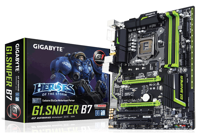 GIGABYTE تقدم لوحة G1.Sniper B7 بسعر منخفض