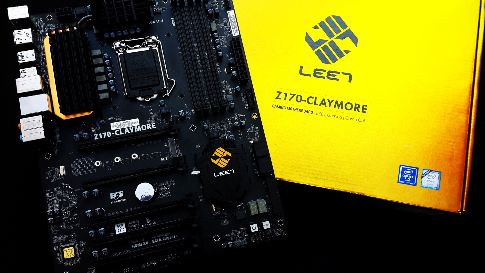 مراجعه اللوحه لام ECS Z170 Claymore