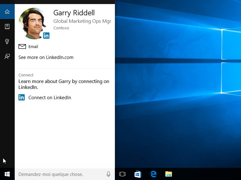 كورتانا ستساعدك على متابعة أعمالك على Linkedin