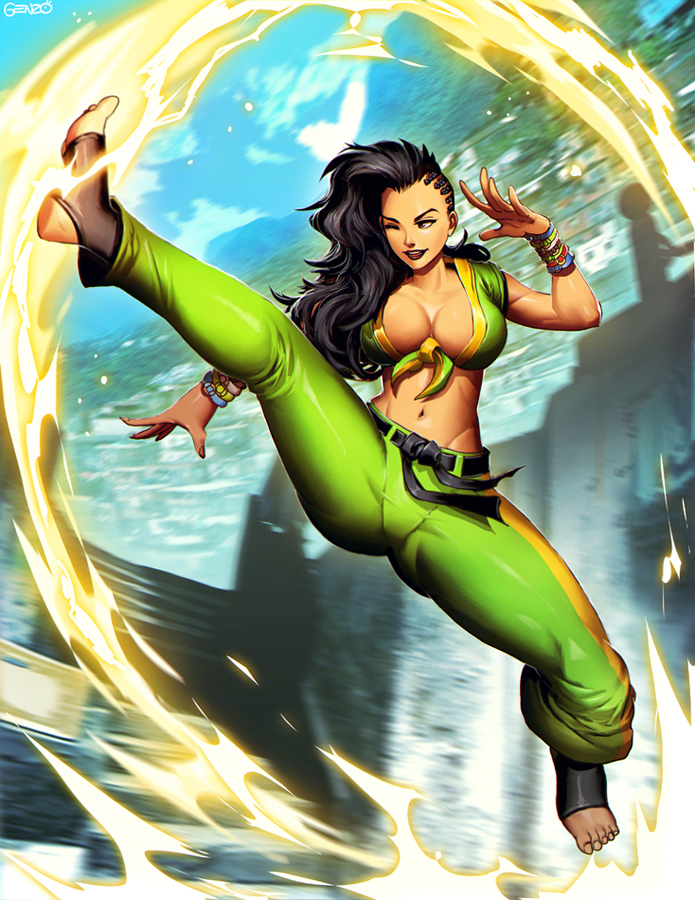 العرض الرسمي للمقاتلة Laura بلعبة Street Fighter V