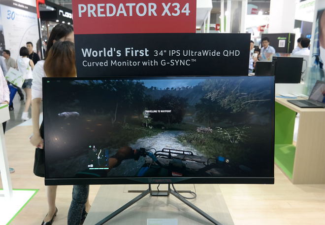 Acer تدعم تقنية G-SYNC مع شاشة Predator X34