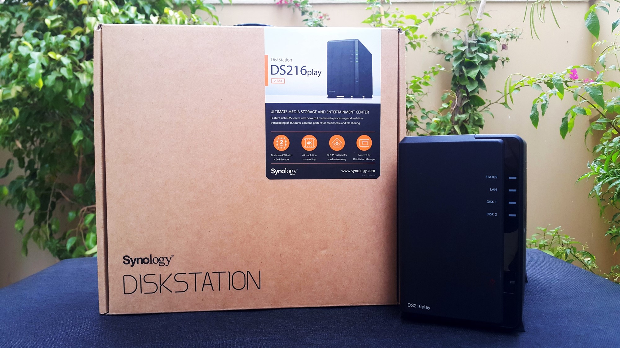 مراجعة وحدة تخزين شبكي Synology Diskstation DS216Play