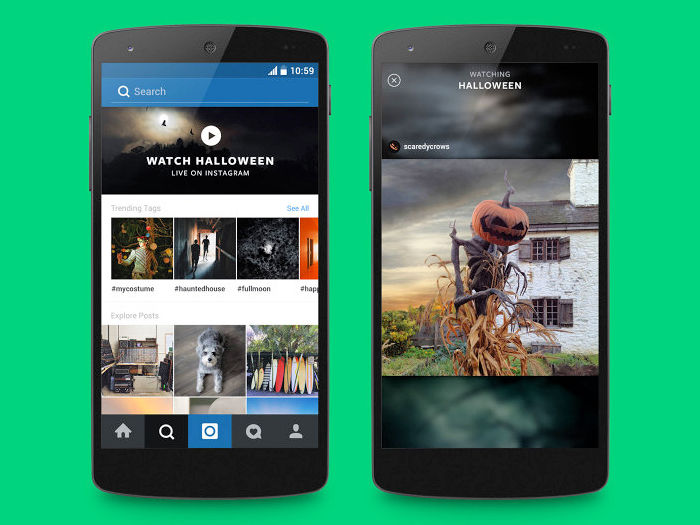 Instagram تختبر عرض محتوى مخصص بحسب المناسبات