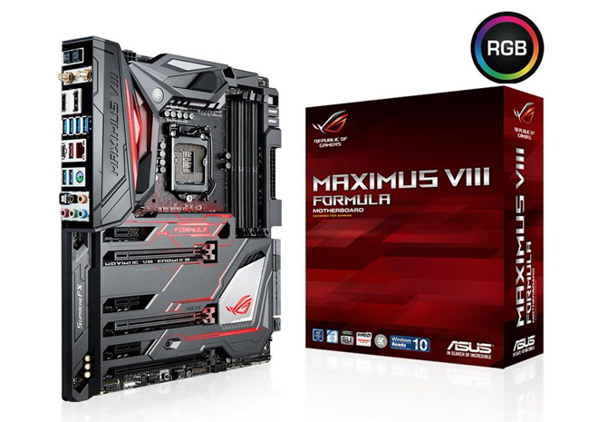 ASUS ترفع من مستوى لوحة Maximus VIII Formula
