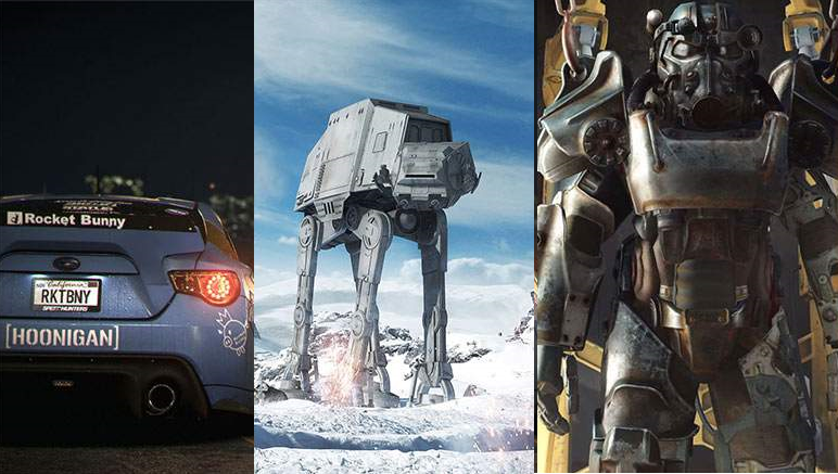 قائمة بأعلى 10 ألعاب مبيعياً بشهر نوفمبر لعام 2015