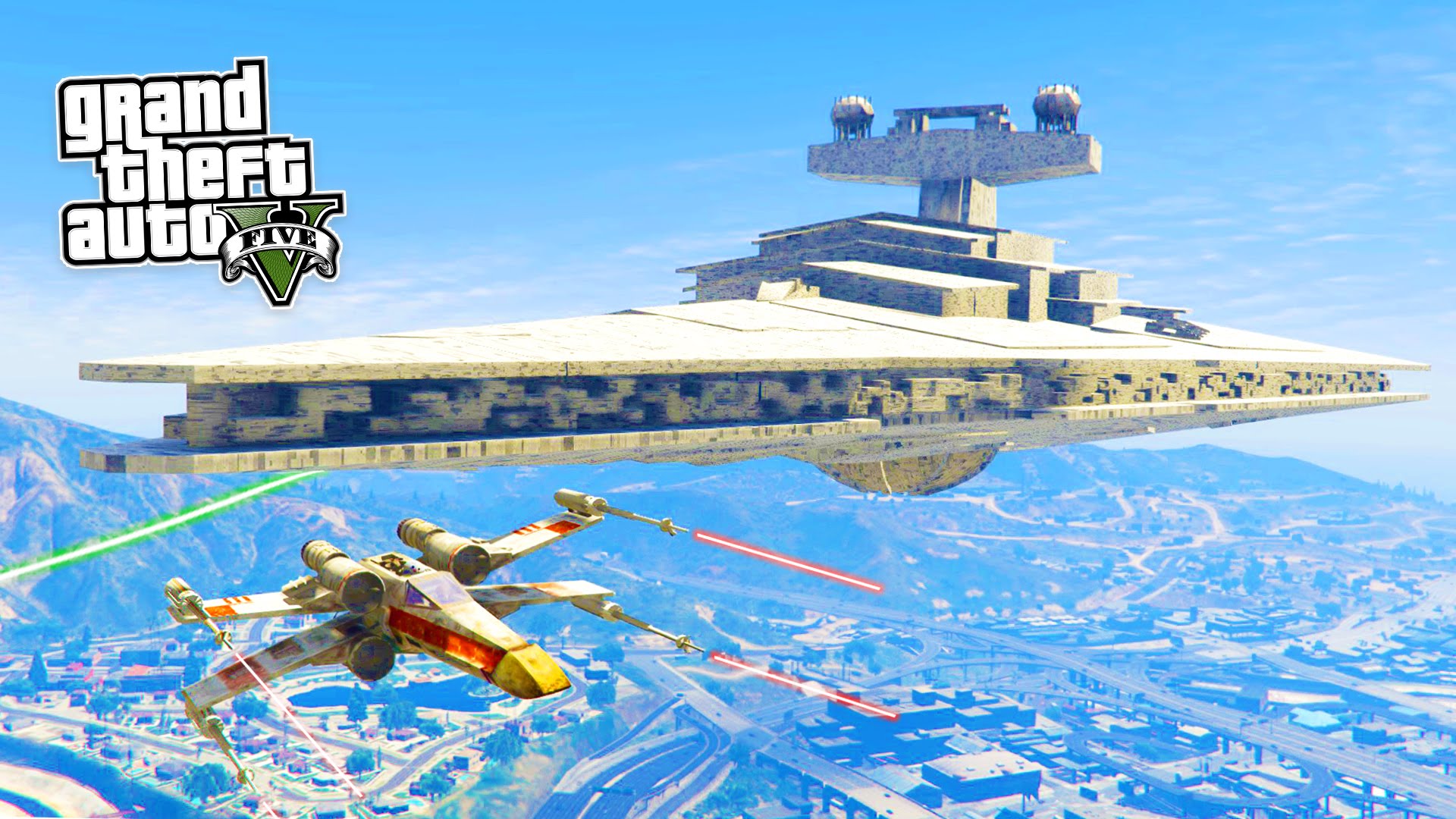 تعديل جديد للعبة GTA V لإضافة سفن Star Wars إليك كيفية إضافته