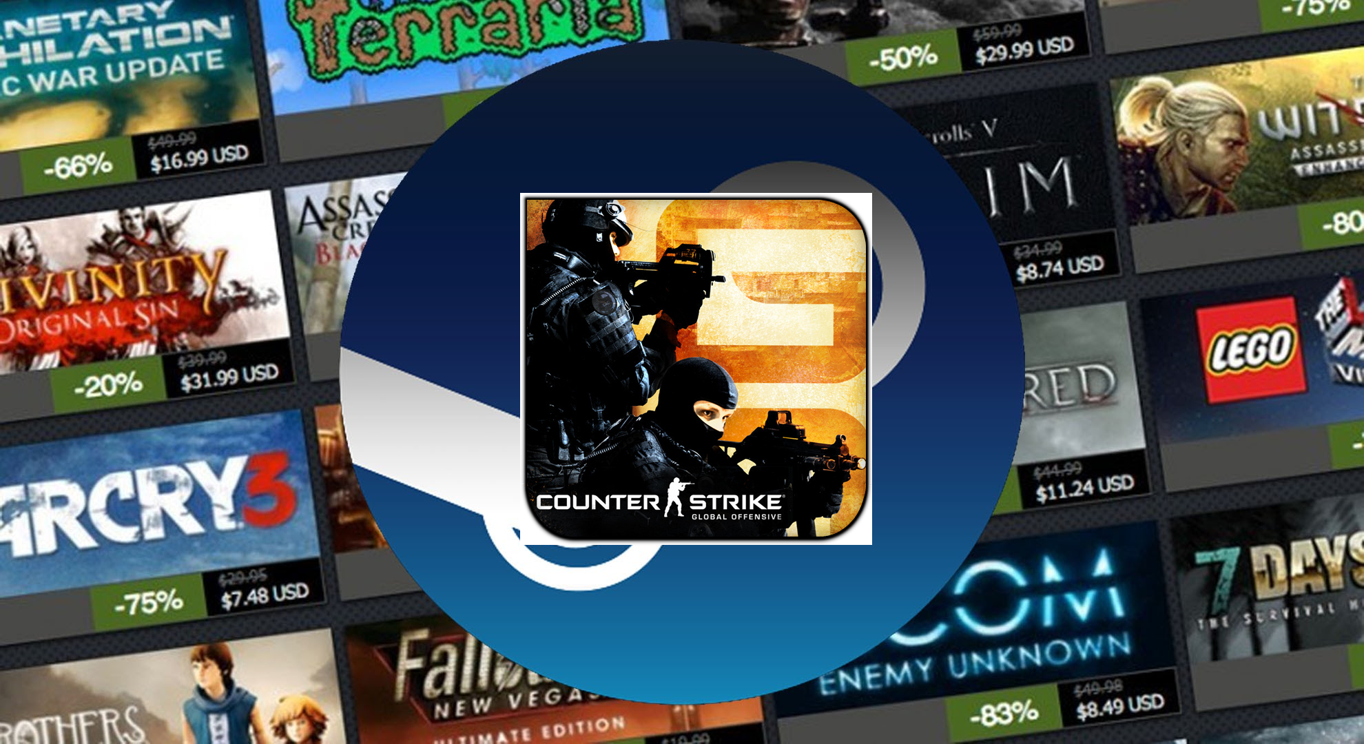 بالأرقام CS:GO تتصدر مبيعات Steam لعام 2015 وإليكم جميع المراكز