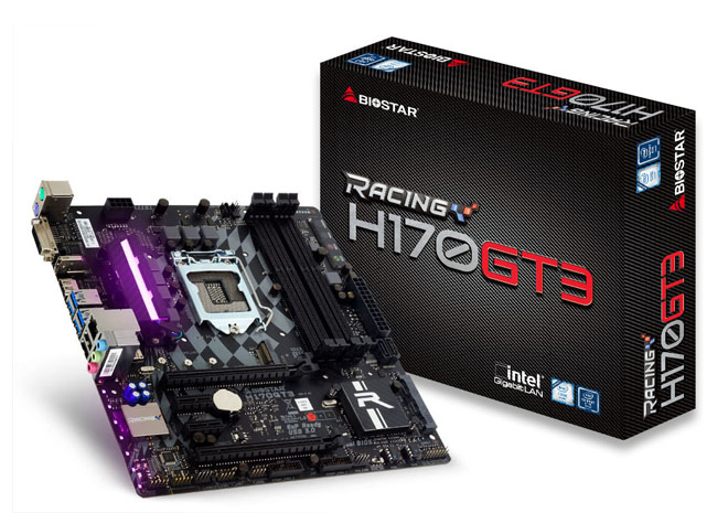 BIOSTAR تعلن عن لوحة Racing H170GT3 بسعر 95 دولار