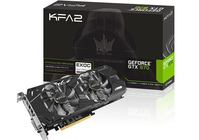 KFA2 تكشف عن بطاقتها GTX 970 EXOC Sniper Edition
