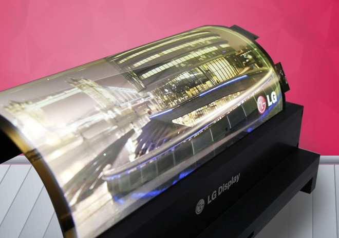 الإعلان عن شاشة OLED قابلة للطي من LG بمعرض CES 2016