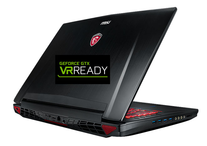 تشكيلة من أجهزة MSI المحمولة تحصل على شارة VR ready