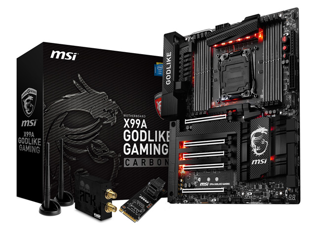 MSI تكشف عن لوحات X99/Z170 Carbon Edition