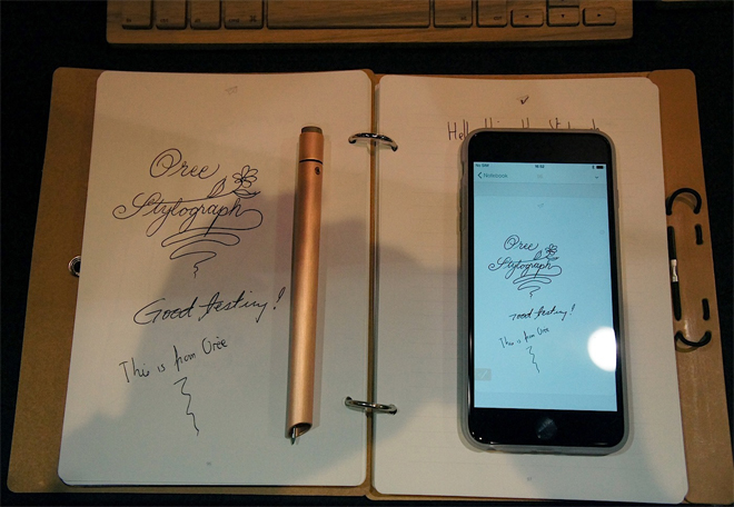 قلم Stylograph كل ما تكتبه على الورق يطبع على هاتفك!