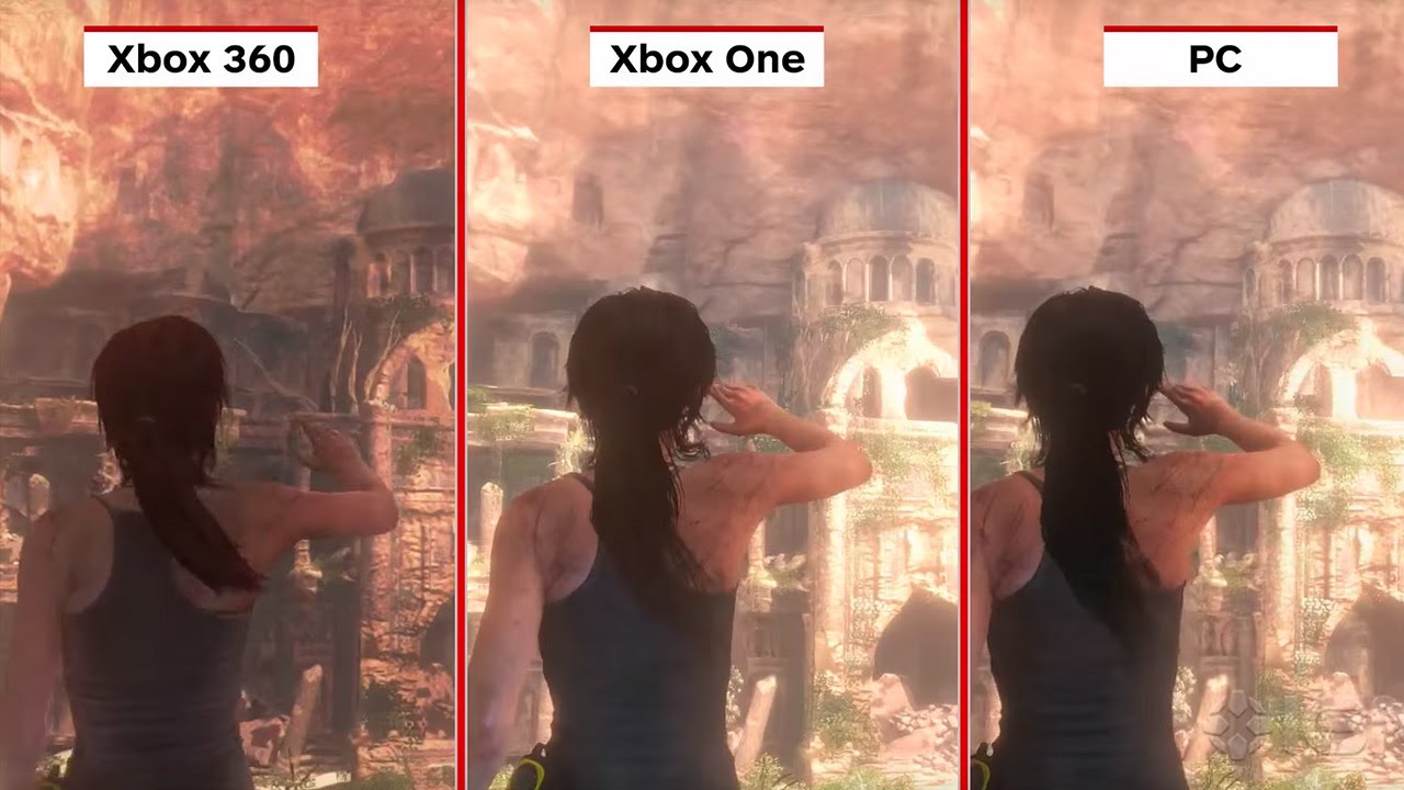 مقارنة لرسوميات Rise of the Tomb Raider على PC & Xbox
