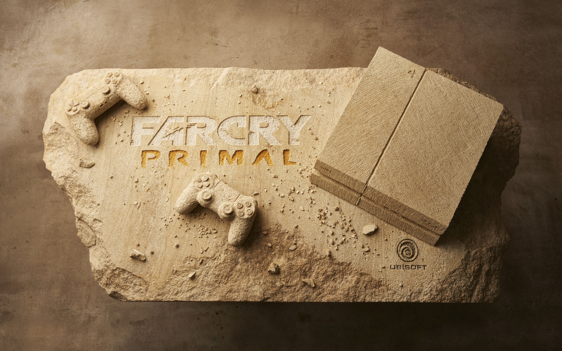 إحتفالا بإطلاق Far Cry Primal إليكم PlayStation 4 بالكامل من الصخر