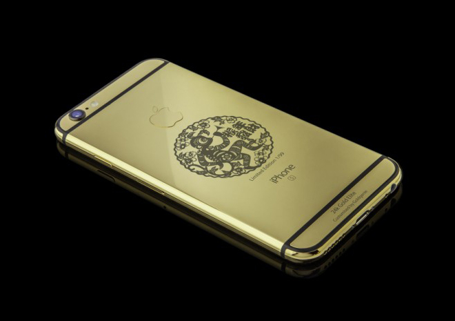 شاهد نسخة خاصة لهاتف iPhone 6s بالذهب من عيار 24 قيراط