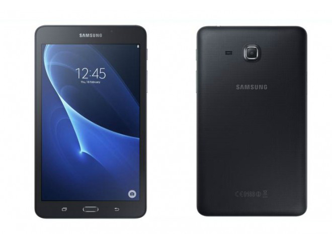 اللوحي Galaxy Tab A بشاشة 7 بوصة يعرض في احد مواقع البيع بسعر 150 دولار
