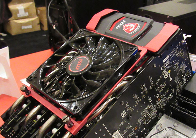 MSI تطلق رسمياً جسر SLI 3WAY/4WAY مع مروحة جانبية