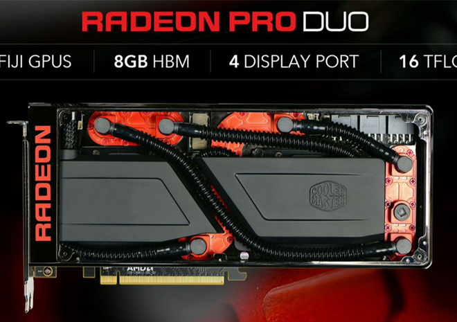 AMD تطلق أسرع بطاقة رسومية بالعالم Radeon Pro Duo بسعر 1499 دولار