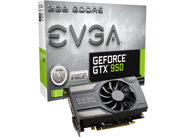 EVGA تقدم بطاقة GTX 950 منخفضة الطاقة من دون منفذ 6pin