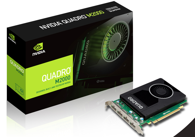 انفيديا تطلق بطاقة Quadro M2000 بنواة GM206 من الفئة المتوسطة