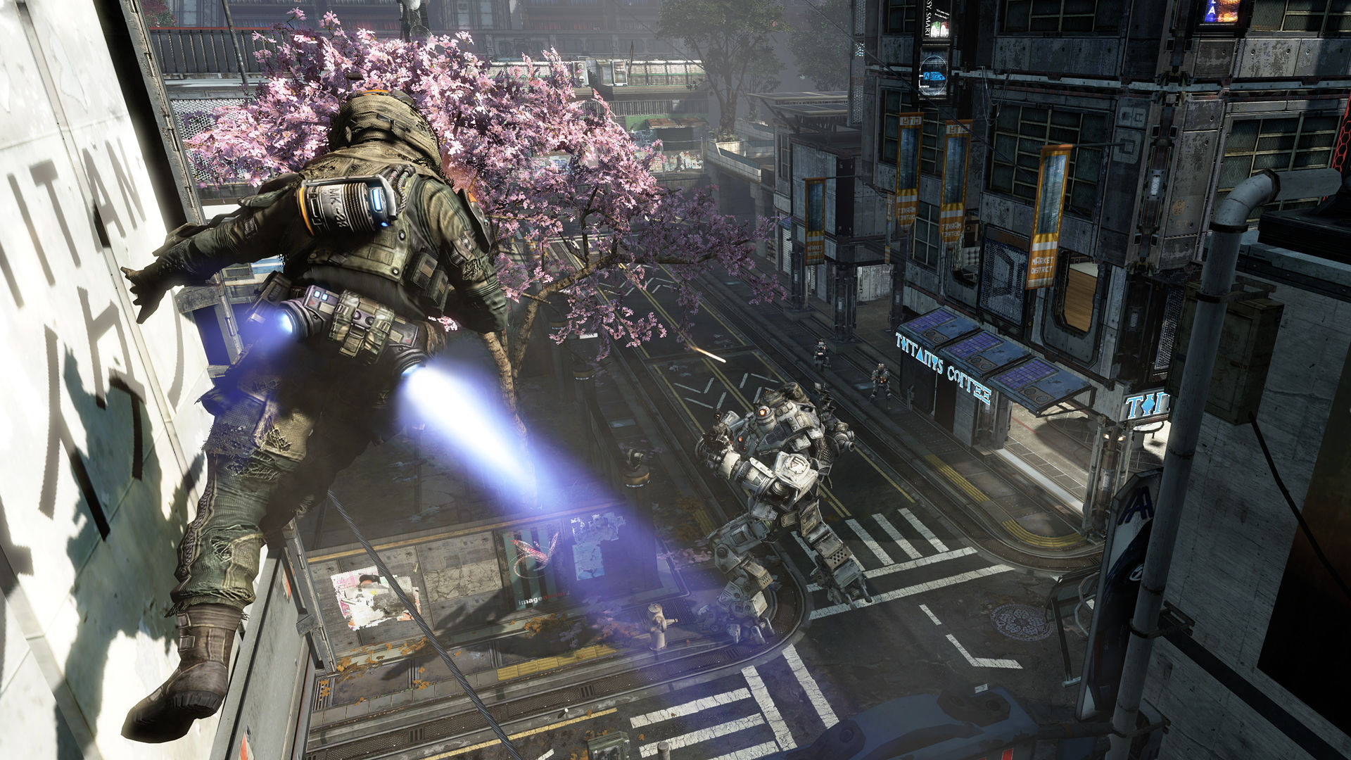 ربما تحتوي لعبة Titanfall 2 على ميزة جري الآليين على الحوائط