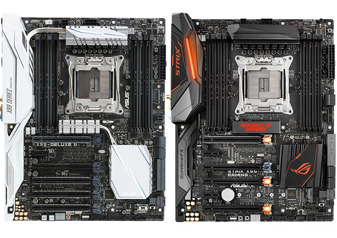ASUS تقدم 4 لوحات جديدة بشريحة X99 لقرب إطلاق معالجات Broadwell-E