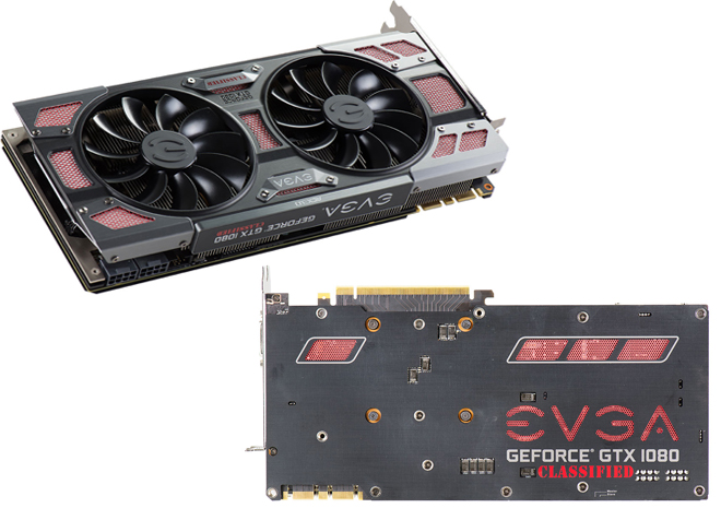 تشكيلة مميزة مع 6 بطاقات EVGA GTX 1080 أقواها CLASSIFIED GAMING ACX 3.0