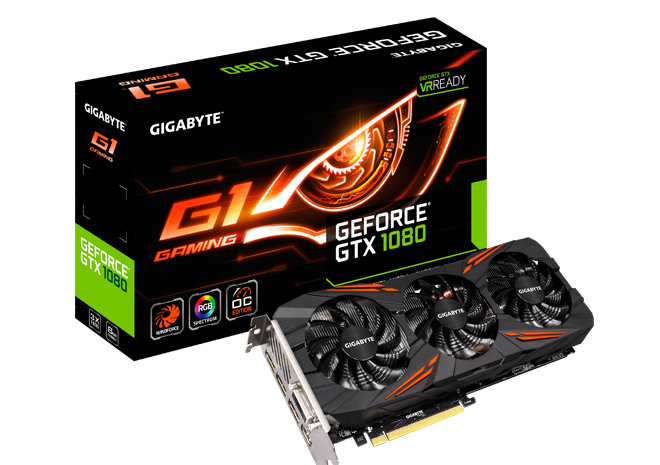 وصول الوحش الجديد GTX 1080 G1 GAMING من GIGABYTE بتصميم رائع!