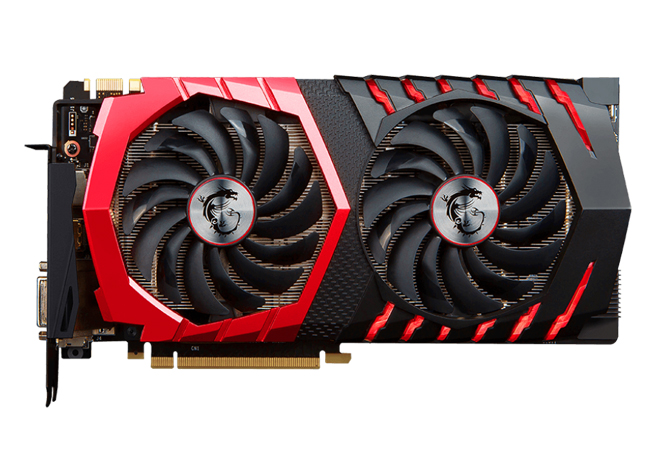 الوحش الاحمر MSI GTX 1080 GAMING X 8G يكشر عن أنيابه بجانب 4 بطاقات أخرى