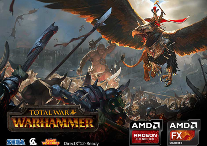 AMD تقدم لعبة Total War Warhammer مع بطاقات R9 390 و معالجات FX 8-core