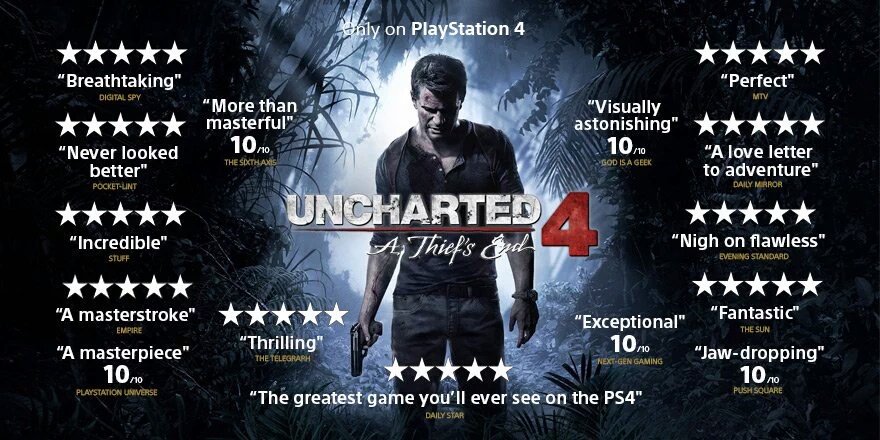 مبيعات لعبة Uncharted 4 تتخطى 2.7 مليون نسخة بأسبوع الإطلاق