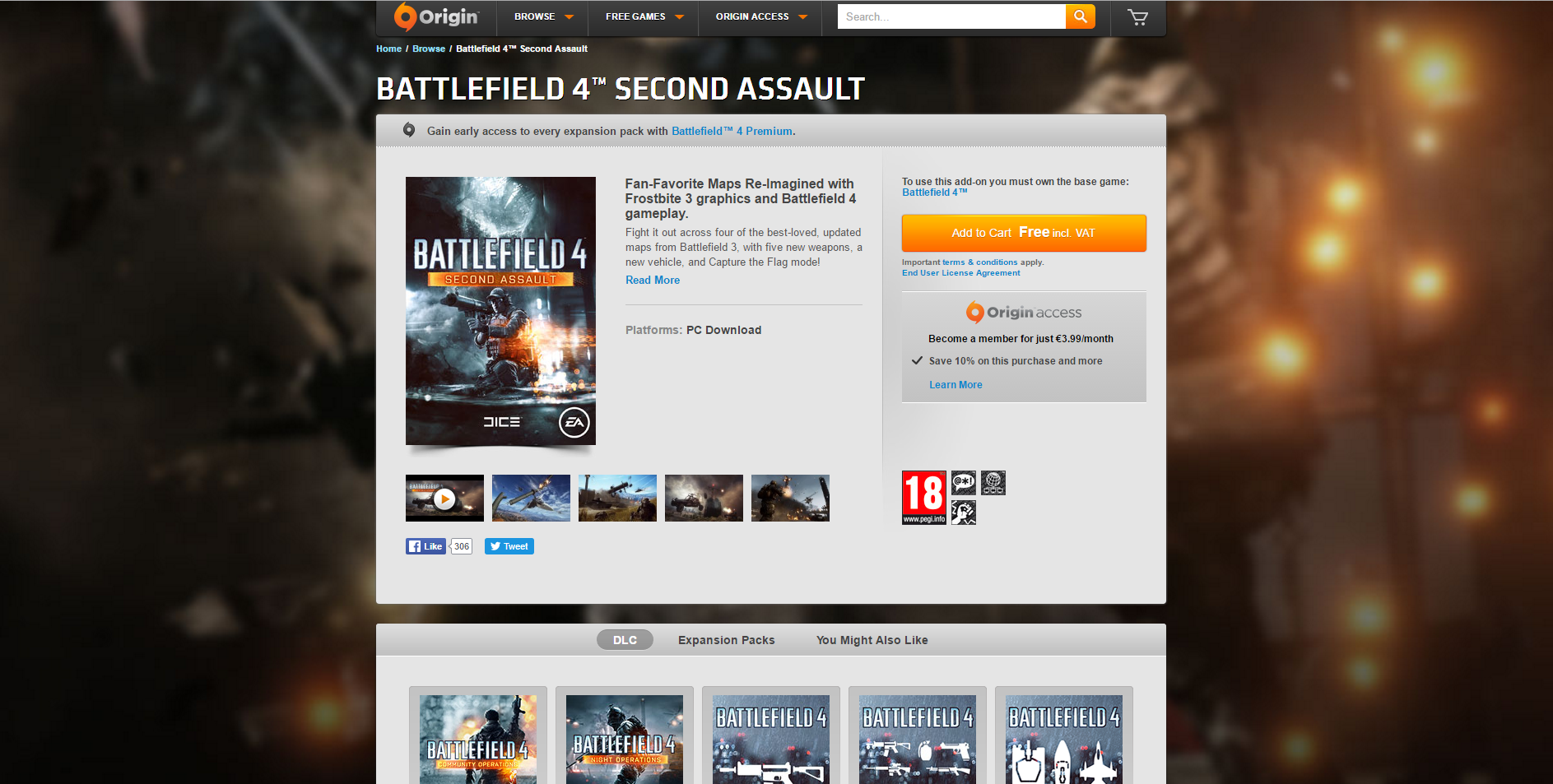 حزمة Second Assault مجانية الآن للعبة Battlefield 4 إحصل عليها