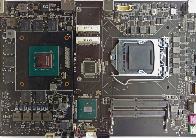 ما رأيك أن تشاهد لوحة أم بشريحة B150 مدمجة معها بطاقة انفيديا GTX 1070!!