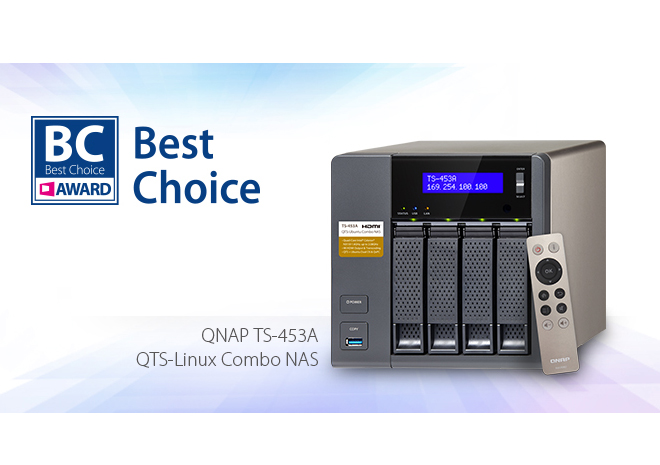 Computex16: وحدة QNAP TS-453A تحصل على جائزة Best Choice من كمبيتوكس