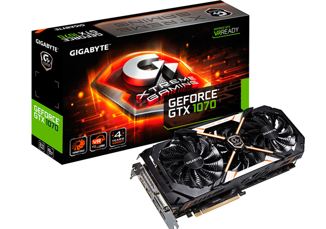 جيجابايت تطلق بطاقتها الجديدة GTX 1070 XTREME GAMING