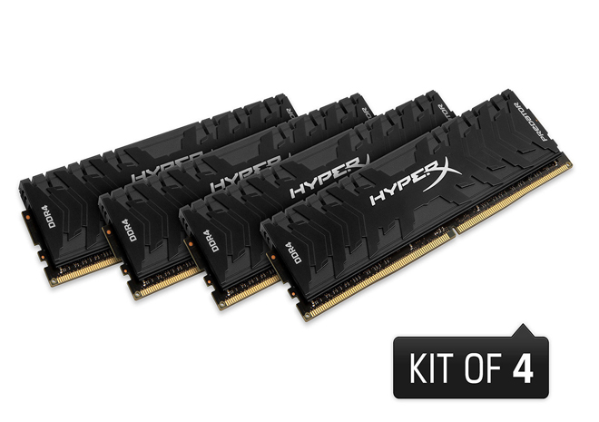 Kingston تعلن عن ذاكرة HyperX Predator DDR4