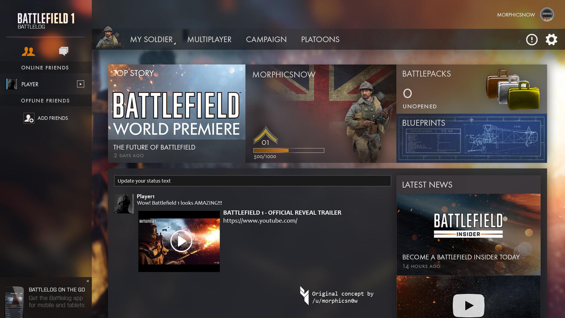 رسمياً لعبة Battlefield 1 لن تدعم نظام التشغيل من المتصفح مجدداً