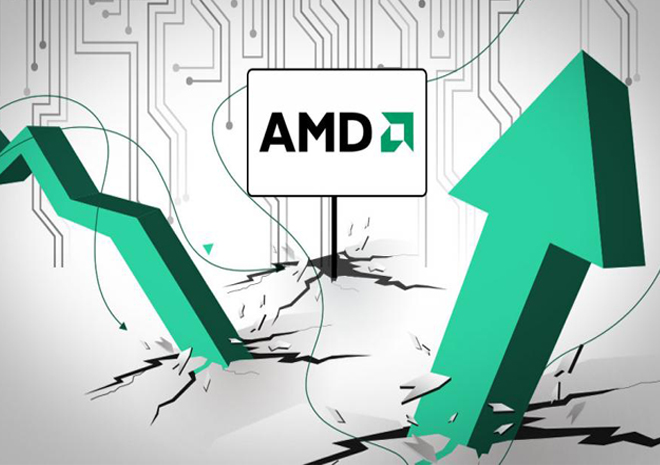 AMD تقلل من خسائرها بنسبة كبيرة لأول مرة..فهل عادت الى الطريق الصحيح؟