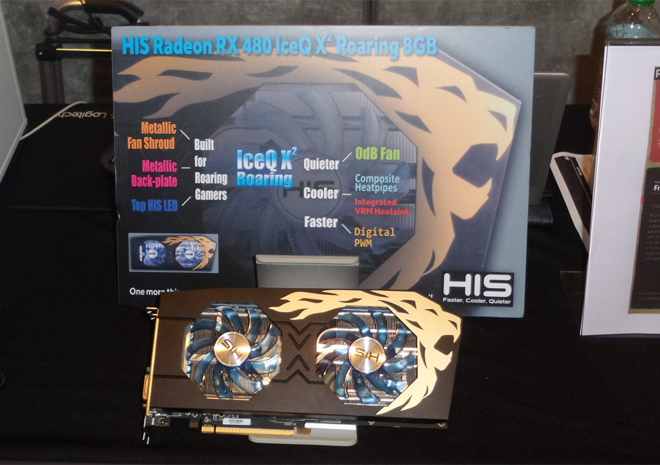 صور وتفاصيل جديدة لبطاقة RX 480 IceQX2 Roaring 8GB من HIS